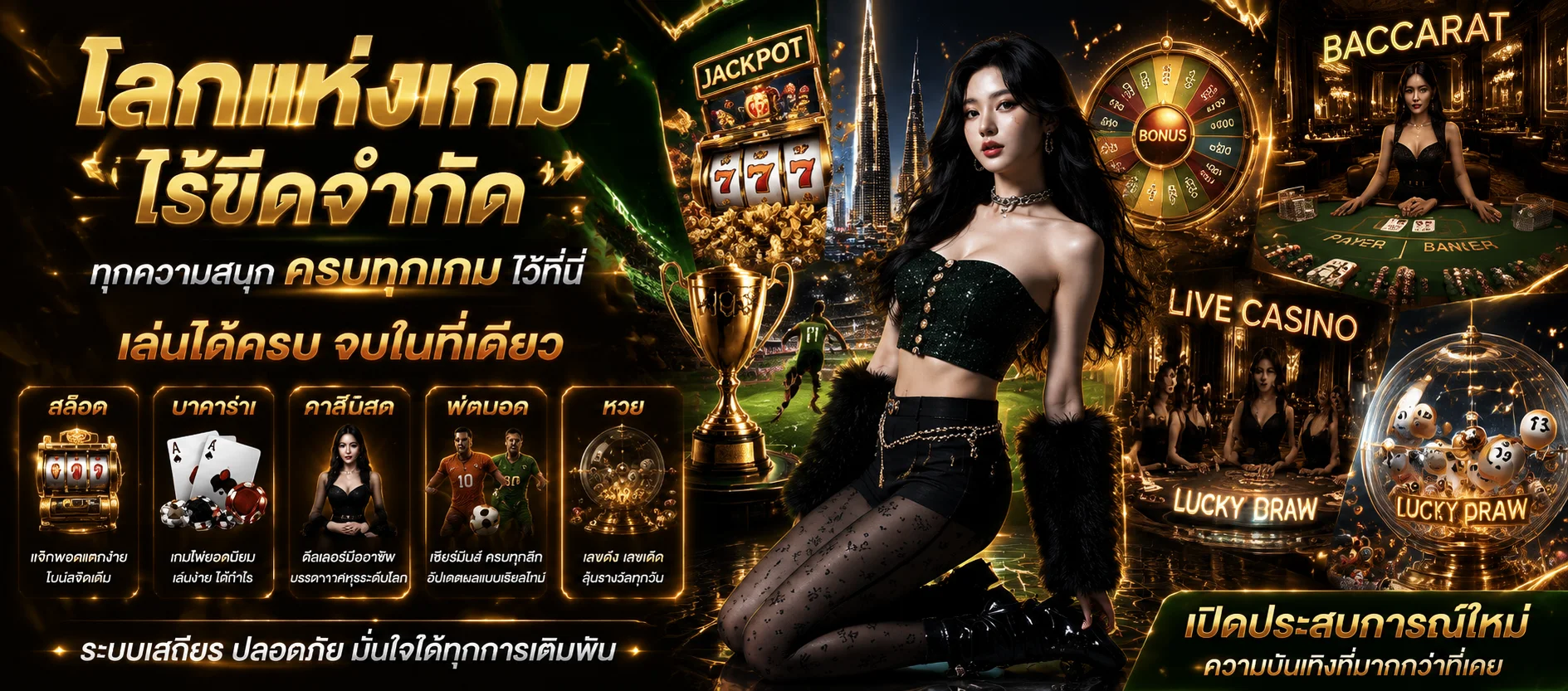 หน้าเว็บ UOK777 เว็บตรงบริการเกมออนไลน์ครบวงจร